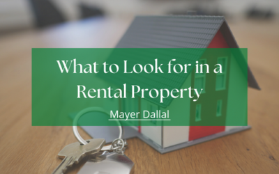 What to Look for in a Rental Property